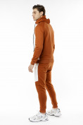 Оптом Спортивный костюм трикотажный коричневого цвета 9150K в Перми, фото 3