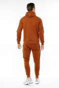 Оптом Спортивный костюм трикотажный коричневого цвета 9150K, фото 4