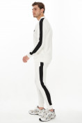 Оптом Трикотажный спортивный костюм белого цвета 9152Bl в Казани, фото 2