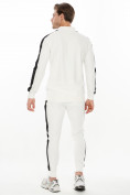 Оптом Трикотажный спортивный костюм белого цвета 9152Bl в Казани, фото 3