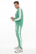 Оптом Трикотажный спортивный костюм салатового цвета 9152Sl в Перми, фото 2