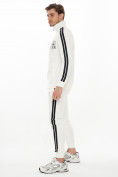 Оптом Спортивный костюм трикотажный белого цвета 9153Bl в Перми, фото 3