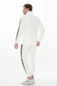 Оптом Спортивный костюм трикотажный белого цвета 9153Bl в Перми, фото 4