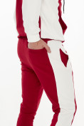 Оптом Спортивный костюм трикотажный красного цвета 9154Kr в Екатеринбурге, фото 9