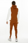 Оптом Спортивный костюм трикотажный коричневого цвета 9154K в Перми, фото 3