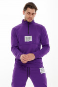 Оптом Спортивный костюм анорак фиолетового цвета 9155F в Казани, фото 5