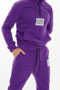 Оптом Спортивный костюм анорак фиолетового цвета 9155F в Казани, фото 10