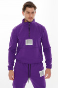 Оптом Спортивный костюм анорак фиолетового цвета 9155F в Казани, фото 11