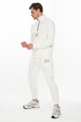 Оптом Спортивный костюм анорак белого цвета 9155Bl, фото 3