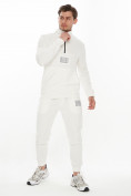 Оптом Спортивный костюм анорак белого цвета 9155Bl, фото 5