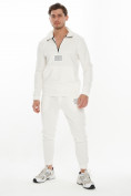 Оптом Спортивный костюм анорак белого цвета 9155Bl, фото 6
