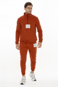 Оптом Спортивный костюм анорак оранжевого цвета 9155O, фото 2