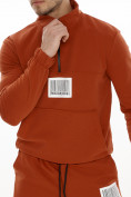 Оптом Спортивный костюм анорак оранжевого цвета 9155O, фото 11