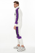 Оптом Спортивный костюм трикотажный белого цвета 9156Bl, фото 3