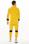 Оптом Спортивный костюм трикотажный горчичного цвета 9156G, фото 3