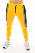 Оптом Спортивный костюм трикотажный горчичного цвета 9157G, фото 7