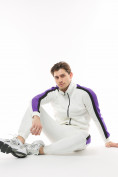 Оптом Спортивный костюм трикотажный белого цвета 9157Bl в Казани, фото 8