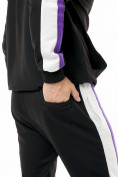 Оптом Спортивный костюм трикотажный черного цвета 9157Ch, фото 9