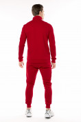Оптом Спортивный костюм трикотажный красного цвета 9157Kr в Казани, фото 3