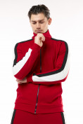 Оптом Спортивный костюм трикотажный красного цвета 9157Kr в Казани, фото 4