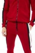 Оптом Спортивный костюм трикотажный красного цвета 9157Kr в Казани, фото 8