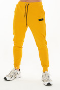 Оптом Спортивный костюм трикотажный горчичного цвета 9159G в Перми, фото 7