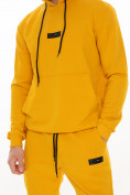 Оптом Спортивный костюм трикотажный горчичного цвета 9159G в Перми, фото 8