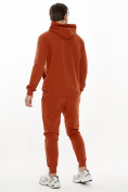 Оптом Спортивный костюм трикотажный оранжевого цвета 9159O в Казани, фото 3