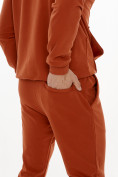 Оптом Спортивный костюм трикотажный оранжевого цвета 9159O в Казани, фото 8