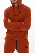 Оптом Спортивный костюм трикотажный оранжевого цвета 9159O, фото 9