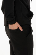 Оптом Спортивный костюм трикотажный черного цвета 9159Ch в Перми, фото 8