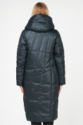 Оптом Куртка зимняя женская молодежная стеганная темно-серого цвета 9163_03TC в Перми, фото 4