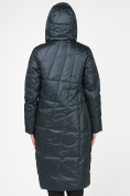 Оптом Куртка зимняя женская молодежная стеганная темно-серого цвета 9163_03TC, фото 5