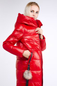 Оптом Куртка зимняя женская молодежное красного цвета 9175_14Kr в Казани, фото 8
