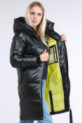 Оптом Куртка зимняя женская молодежная черного цвета 9179_03TC в  Красноярске, фото 2