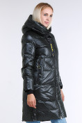 Оптом Куртка зимняя женская молодежная черного цвета 9179_03TC в Перми, фото 3