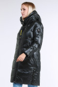 Оптом Куртка зимняя женская молодежная черного цвета 9179_03TC в Екатеринбурге, фото 4