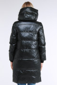 Оптом Куртка зимняя женская молодежная черного цвета 9179_03TC в Омске, фото 5