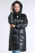 Оптом Куртка зимняя женская молодежная черного цвета 9179_03TC в Волгоградке, фото 6