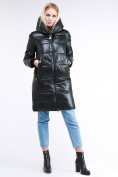Оптом Куртка зимняя женская молодежная темно-зеленого цвета 9179_13TZ в Екатеринбурге, фото 2