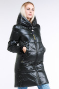 Оптом Куртка зимняя женская молодежная темно-зеленого цвета 9179_13TZ в Волгоградке, фото 4