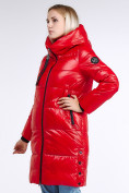 Оптом Куртка зимняя женская молодежная красного цвета 9179_14Kr в Сочи, фото 4