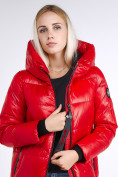 Оптом Куртка зимняя женская молодежная красного цвета 9179_14Kr в Сочи, фото 8