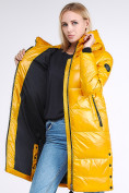 Оптом Куртка зимняя женская молодежная желтого цвета 9179_40J, фото 2