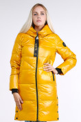 Оптом Куртка зимняя женская молодежная желтого цвета 9179_40J в Новосибирске, фото 3