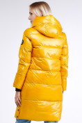 Оптом Куртка зимняя женская молодежная желтого цвета 9179_40J в Перми, фото 5