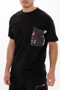 Оптом Костюм шорты и футболка черного цвета 9183Ch, фото 9