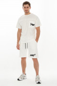 Оптом Костюм шорты и футболка белого цвета 9187Bl в Перми, фото 2
