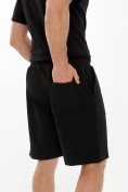 Оптом Костюм шорты и футболка черного цвета 9187Ch в Перми, фото 8