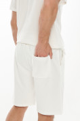 Оптом Костюм шорты и футболка белого цвета 9187Bl, фото 8